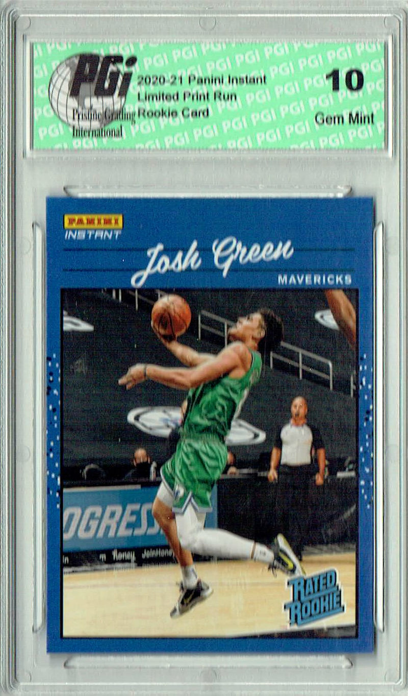 Josh Green 2020 Panini Instant #RR18 Retro Rated 1/3558 Rookie Card PGI 10