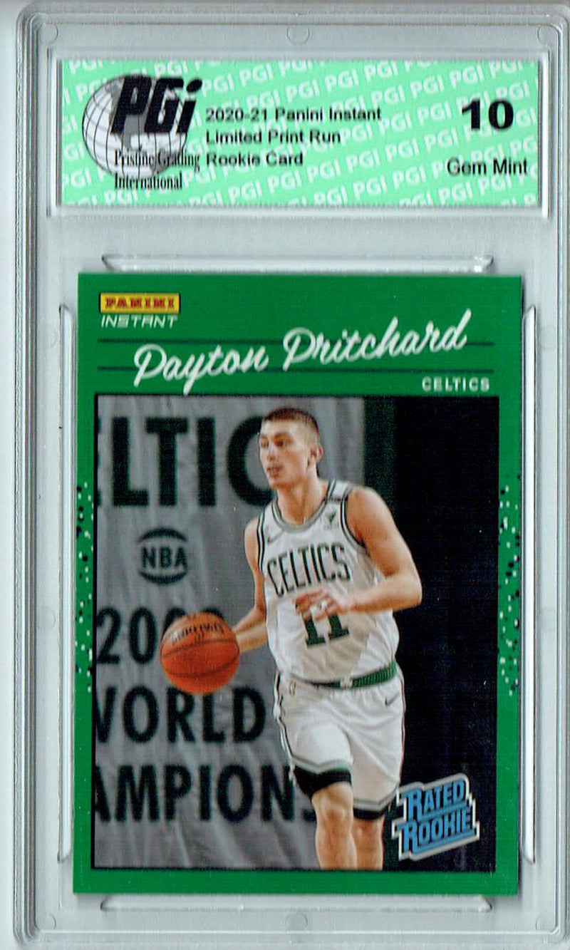 Payton Pritchard 2020 Panini Instant #RR25 Retro Rated 1/3558 Rookie Card PGI 10