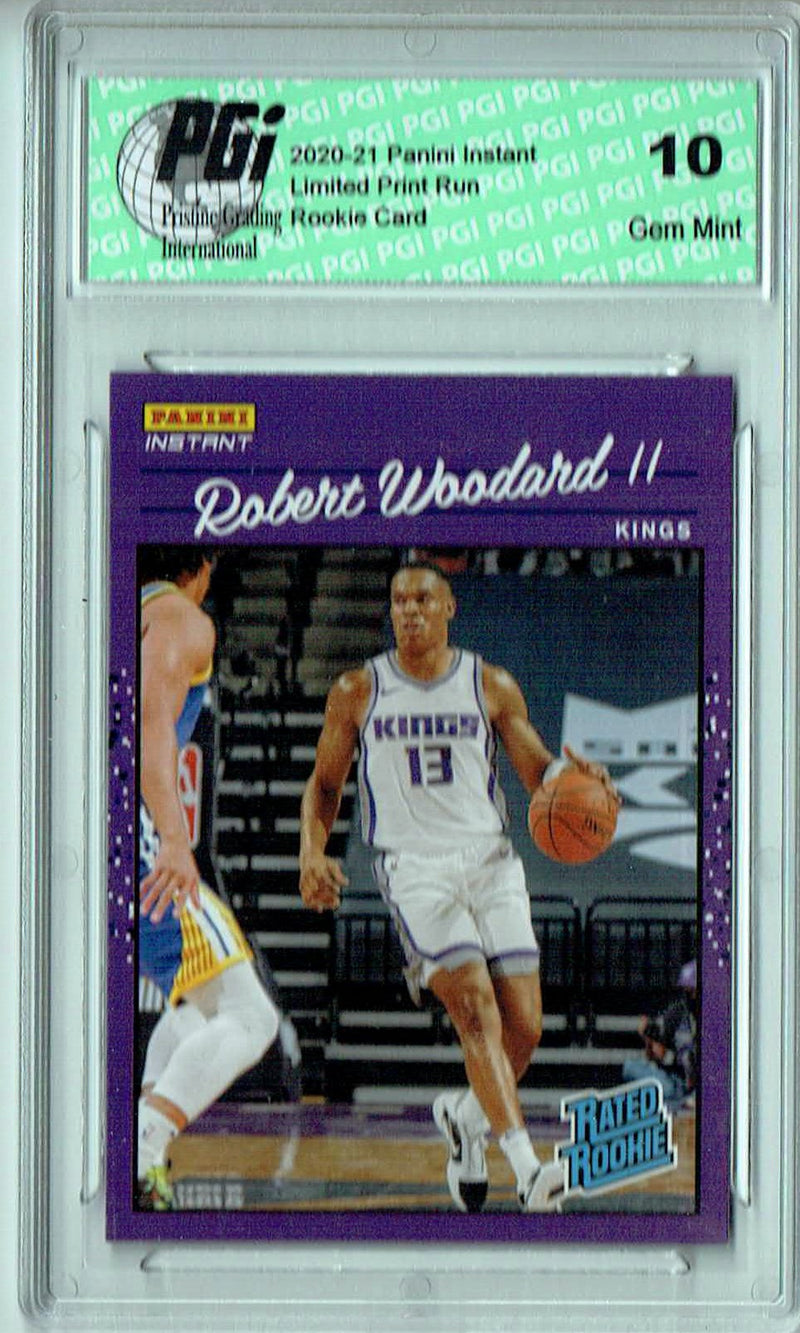Robert Woodard II 2020 Panini Instant #RR41 Retro Rated 1/3558 Rookie Card PGI 10