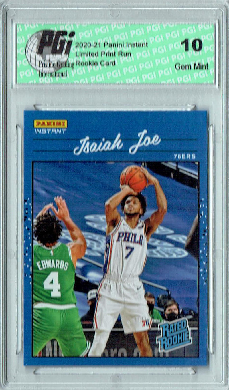 Isaiah Joe 2020 Panini Instant #RR38 Retro Rated 1/3558 Rookie Card PGI 10