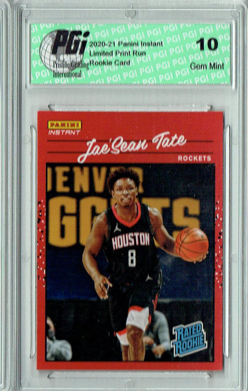 Jae'Sean Tate 2020 Panini Instant #RR37 Retro Rated 1/3558 Rookie Card PGI 10