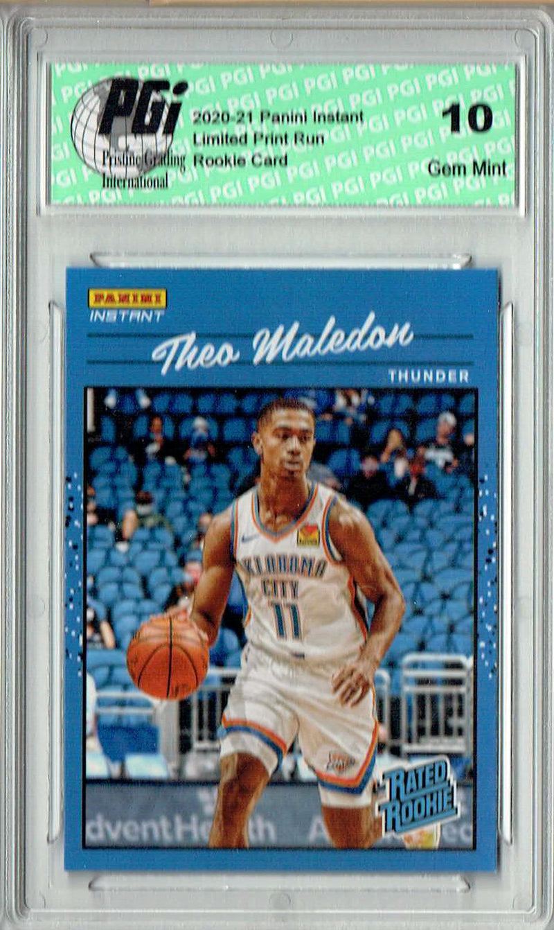 Theo Maledon 2020 Panini Instant #RR42 Retro Rated 1/3558 Rookie Card PGI 10
