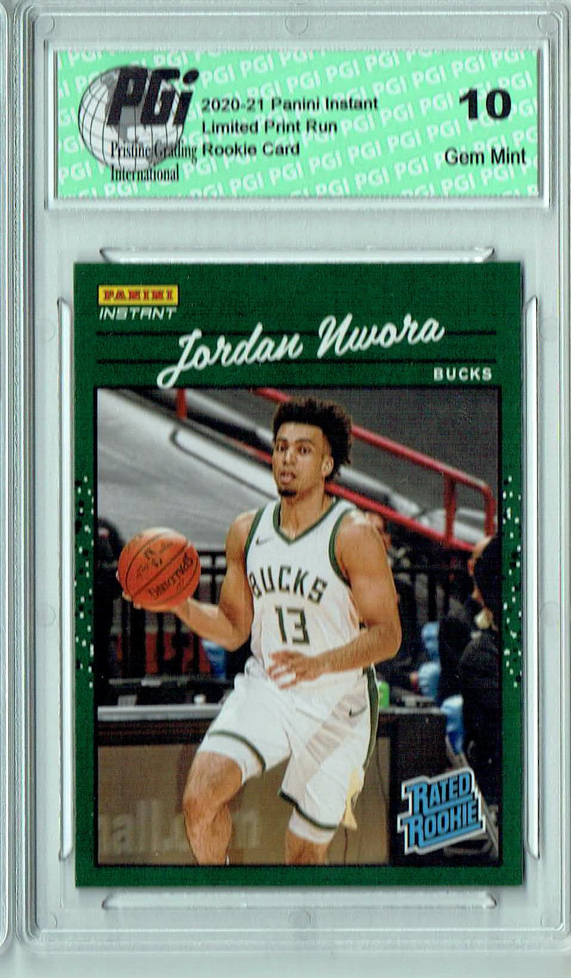 Jordan Nwora 2020 Panini Instant #RR40 Retro Rated 1/3558 Rookie Card PGI 10