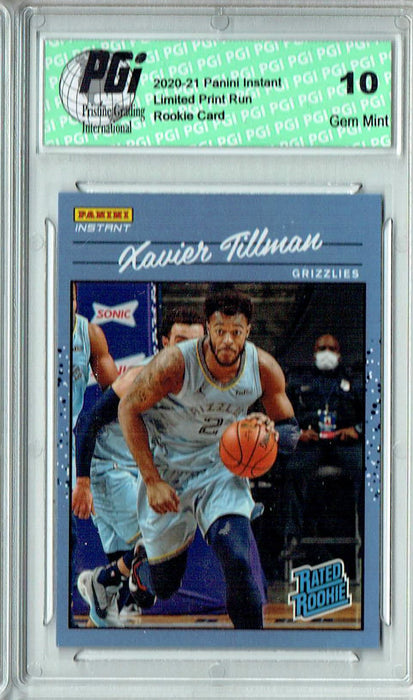 Xavier Tillman 2020 Panini Instant #RR35 Retro Rated 1/3558 Rookie Card PGI 10