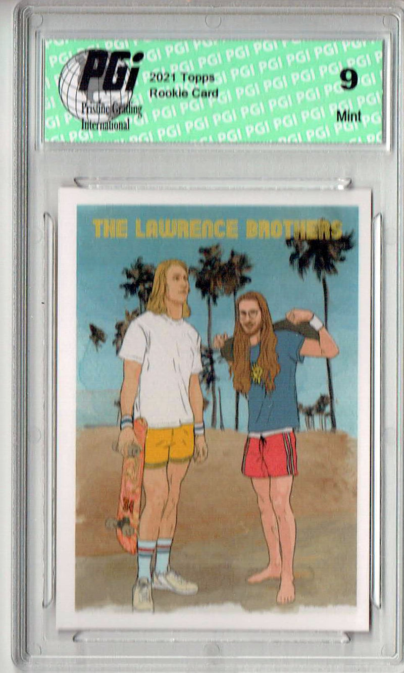 PGI 9 Trevor Lawrence 2021 Topps X #40 Lawrence Bros Rookie Card