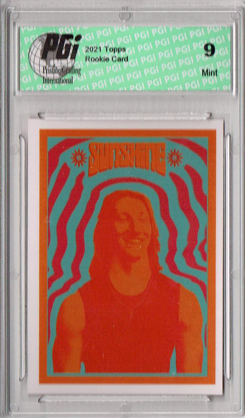 PGI 9 Trevor Lawrence 2021 Topps X #47 Tangerine Rookie Card