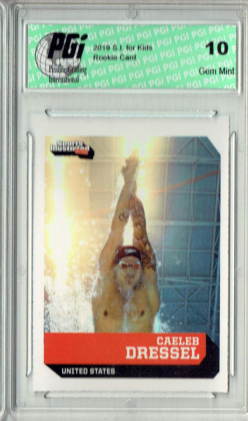 Caeleb Dressel 2019 S.I. for Kids #864 First Card Ever Rookie Card PGI 10