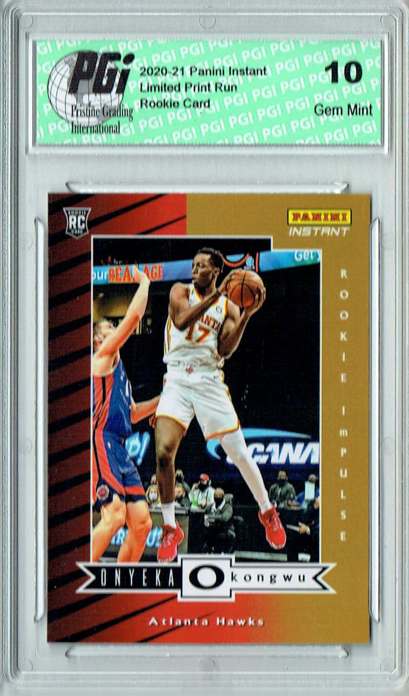 Onyeka Okongwu 2020 Panini Instant #RI-6 Impulse 1740 Made Rookie Card PGI 10