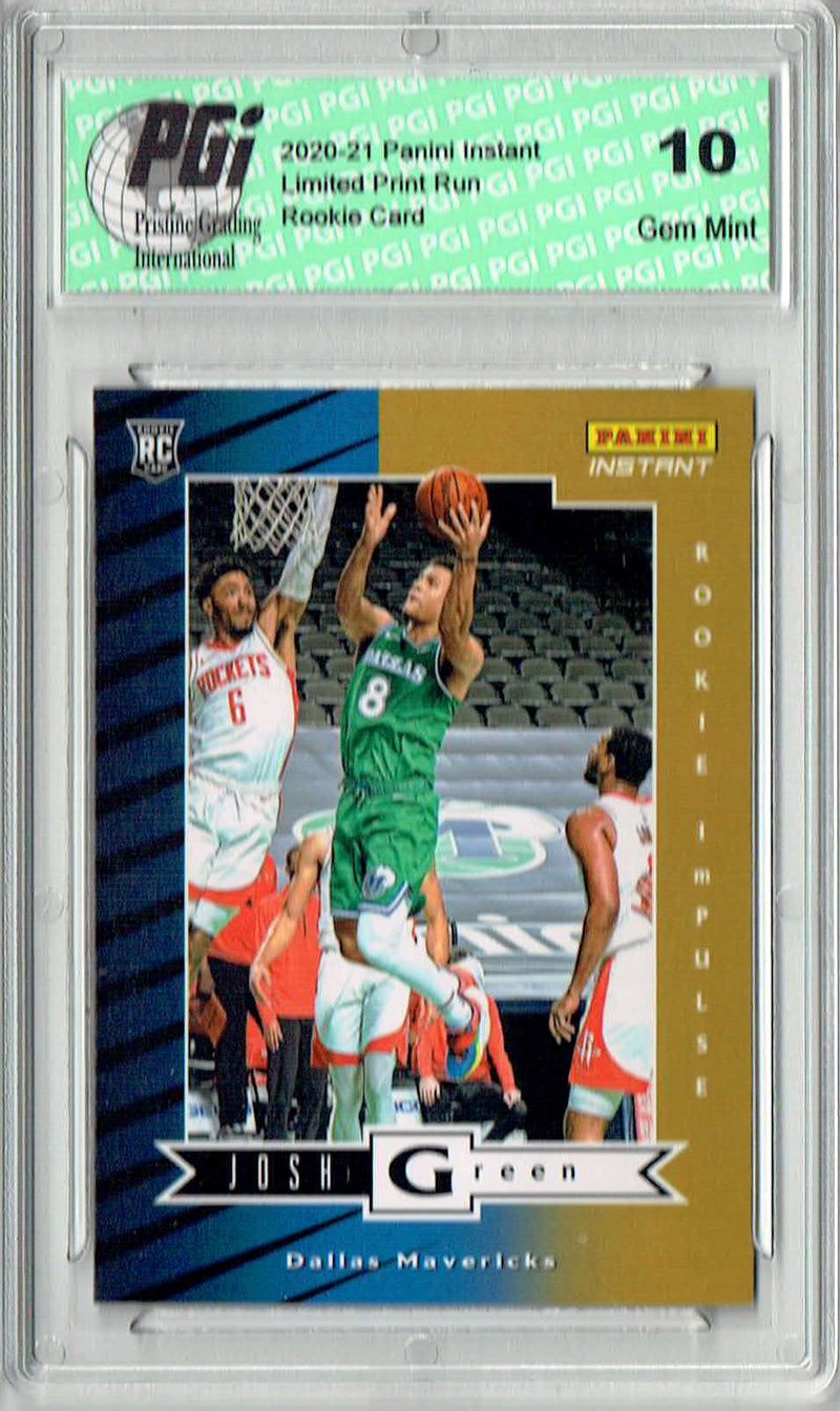 Josh Green 2020 Panini Instant #RI-18 Impulse 1740 Made Rookie Card PGI 10