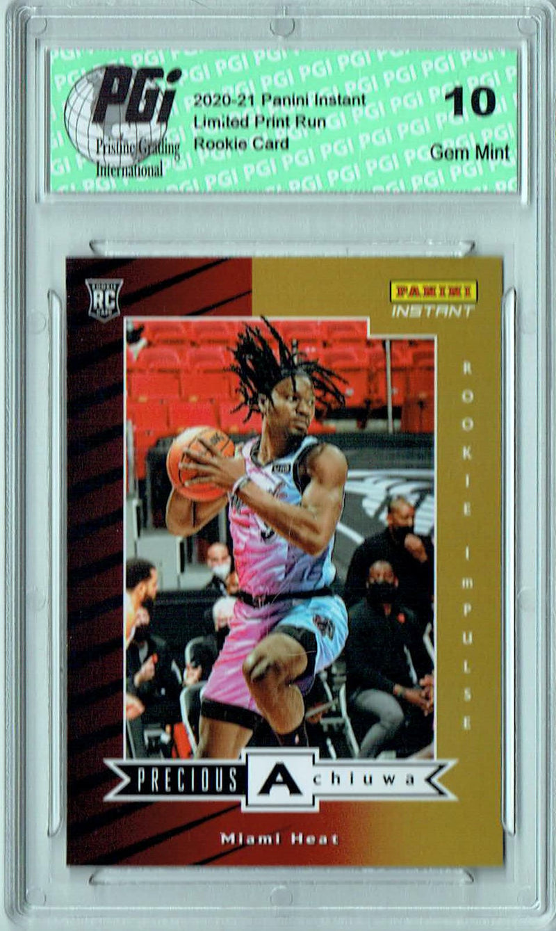 Precious Achiuwa 2020 Panini Instant #RI-20 Impulse 1740 Made Rookie Card PGI 10