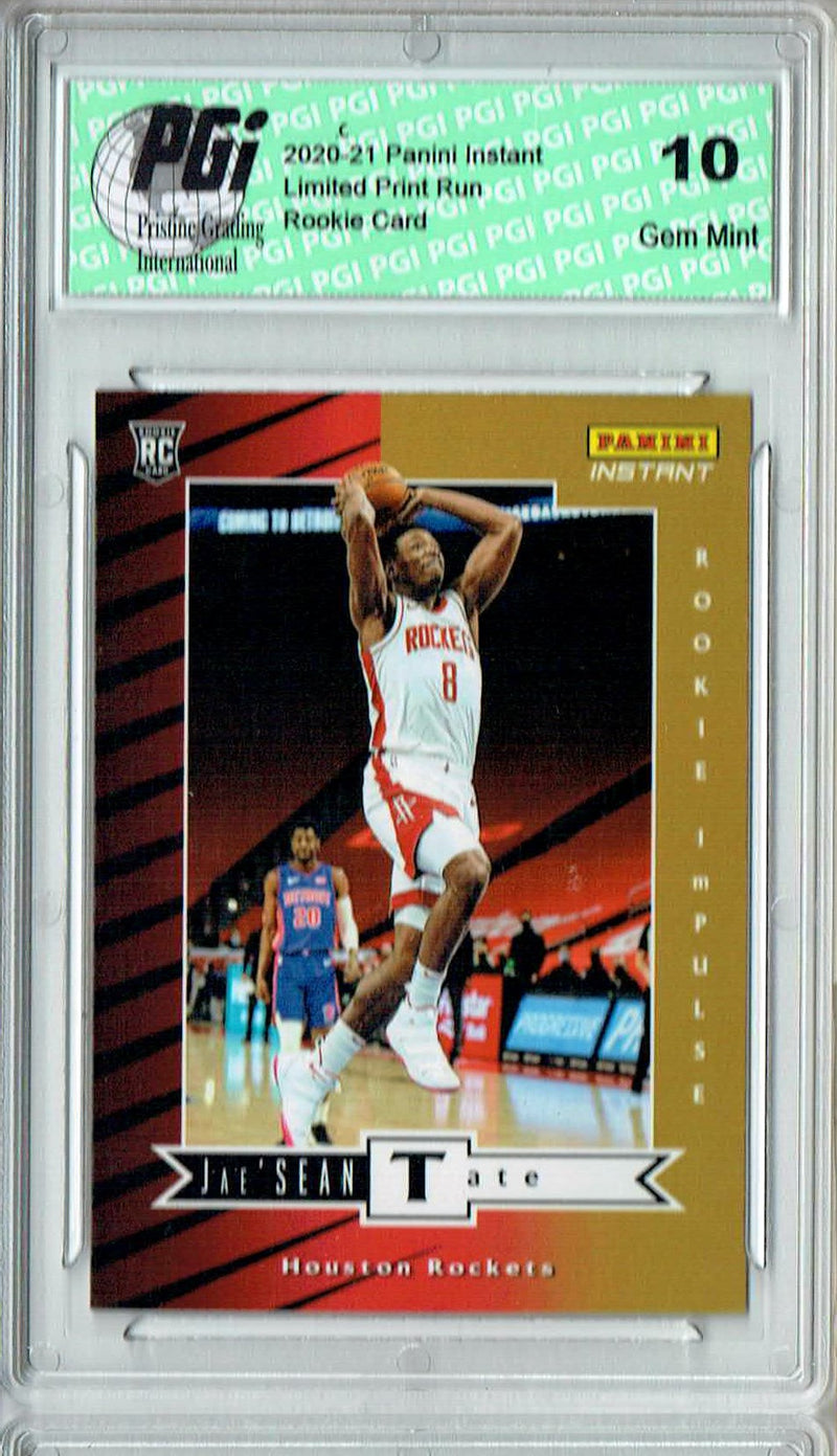 Jae'Sean Tate 2020 Panini Instant #R_-36 Impulse 1740 Made Rookie Card PGI 10