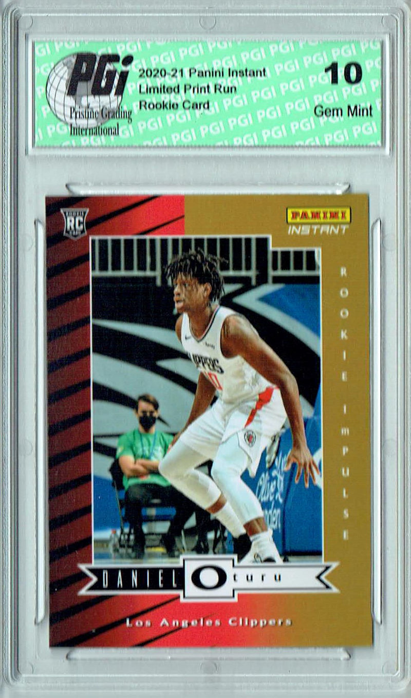 Daniel Oturu 2020 Panini Instant #RI-31 Impulse 1740 Made Rookie Card PGI 10