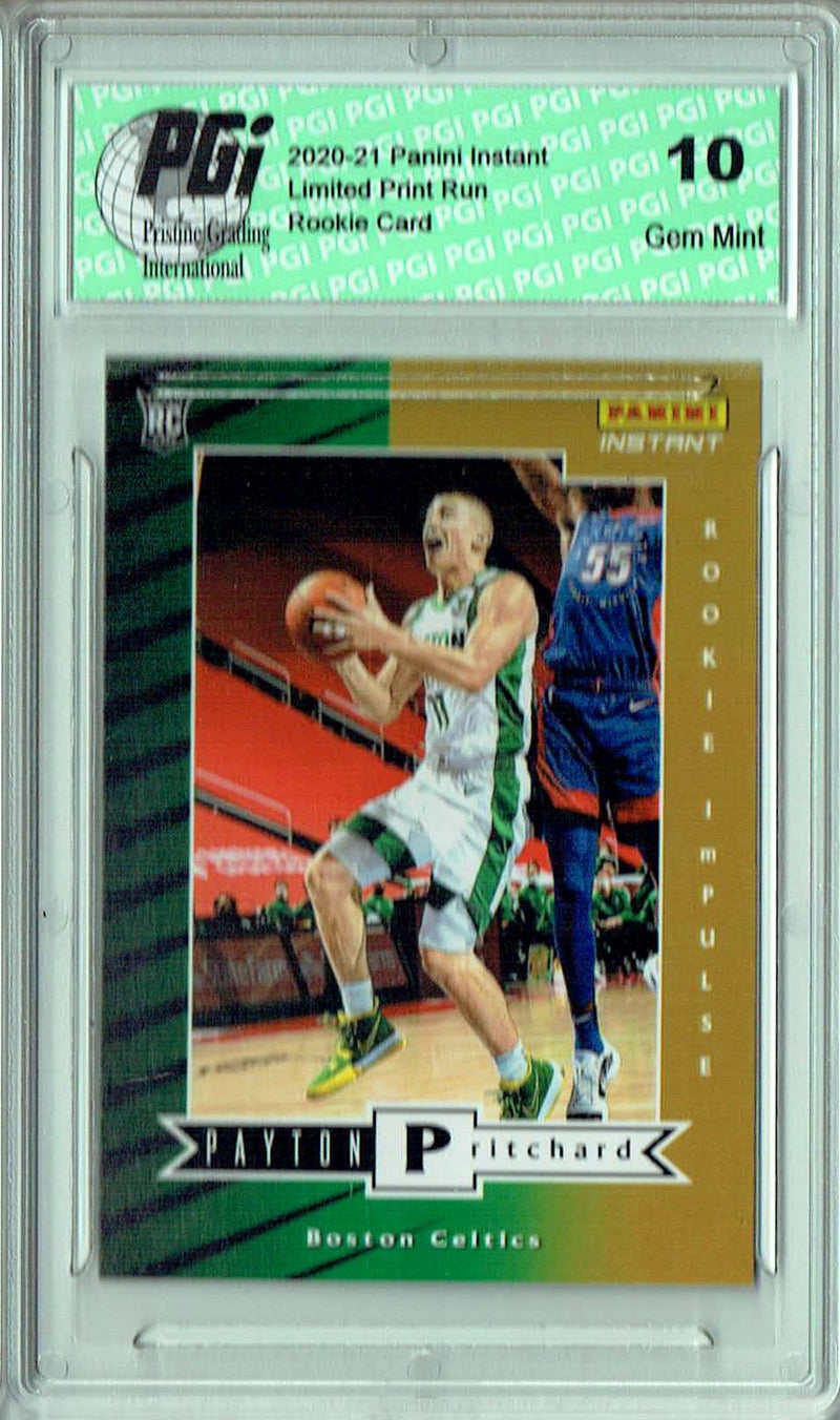 Payton Pritchard 2020 Panini Instant #RI-25 Impulse 1740 Made Rookie Card PGI 10
