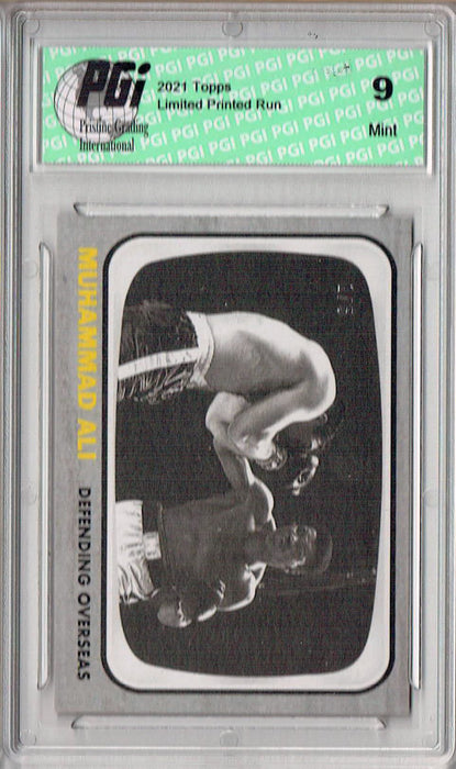 PGI 9 Rare Muhammad Ali 2021 Topps #17 Silver SP The #1 of 5 Trading Card