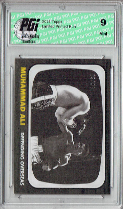 PGI 9 Rare Muhammad Ali 2021 Topps #9 Black SP #17/56 Trading Card