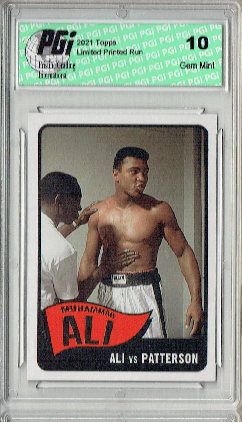 Rare Muhammad Ali 2021 Topps #13 Print Run: 1,581 Trading Card PGI 10