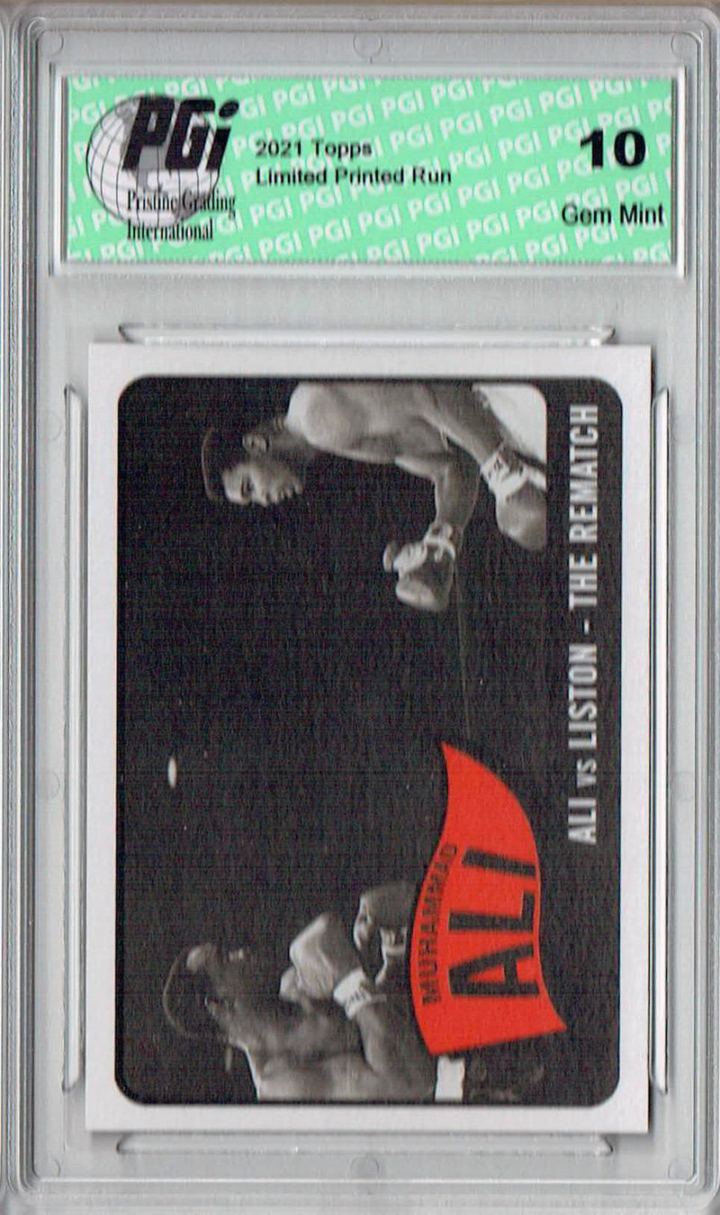 Rare Muhammad Ali 2021 Topps #11 Print Run: 1,784 Trading Card PGI 10