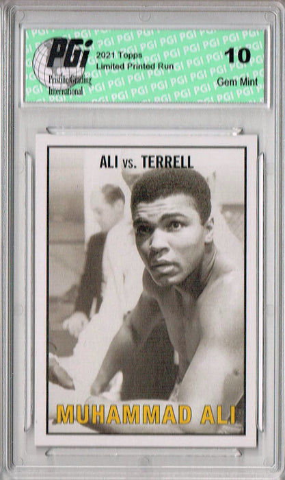 Rare Muhammad Ali 2021 Topps #20 Print Run: 1,426 Trading Card PGI 10