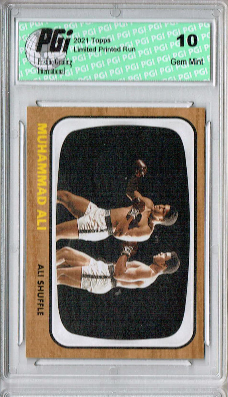 Rare Muhammad Ali 2021 Topps #18 Print Run: 1,478 Trading Card PGI 10