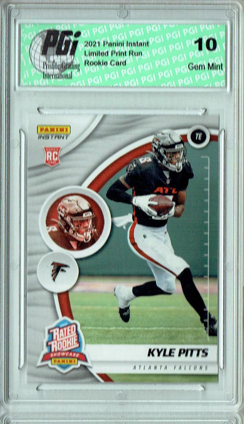 Kyle Pitts 2021 Panini Instant #RS4 Rated Rookie 1 of 656 Rookie Card PGI 10