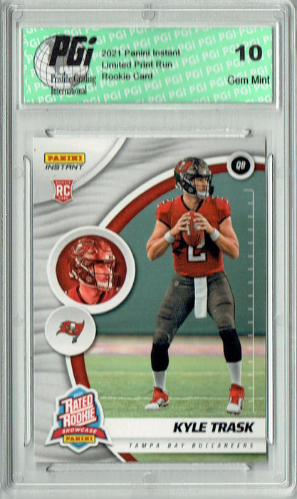 Kyle Trask 2021 Panini Instant #RS21 Rated Rookie 1 of 300 Rookie Card PGI 10