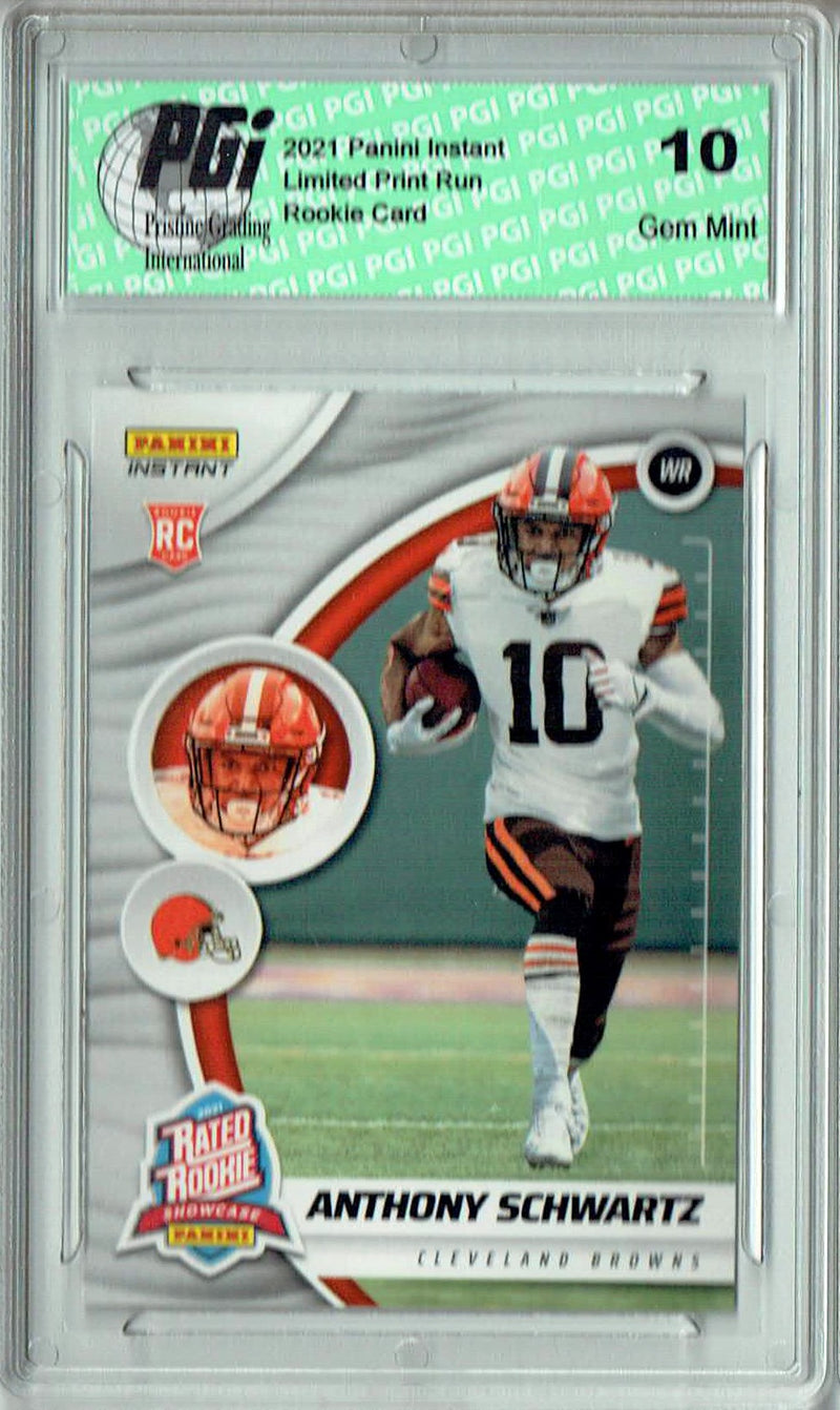 Anthony Schwartz 2021 Panini Instant #RS28 Rated Rookie 1/233 Rookie Card PGI 10