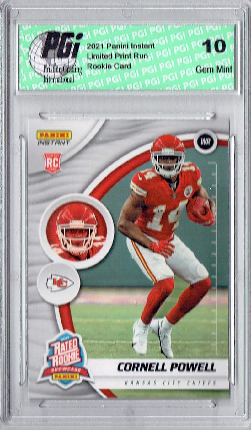Cornell Powell 2021 Panini Instant #RS42 Rated Rookie 1/225 Rookie Card PGI 10