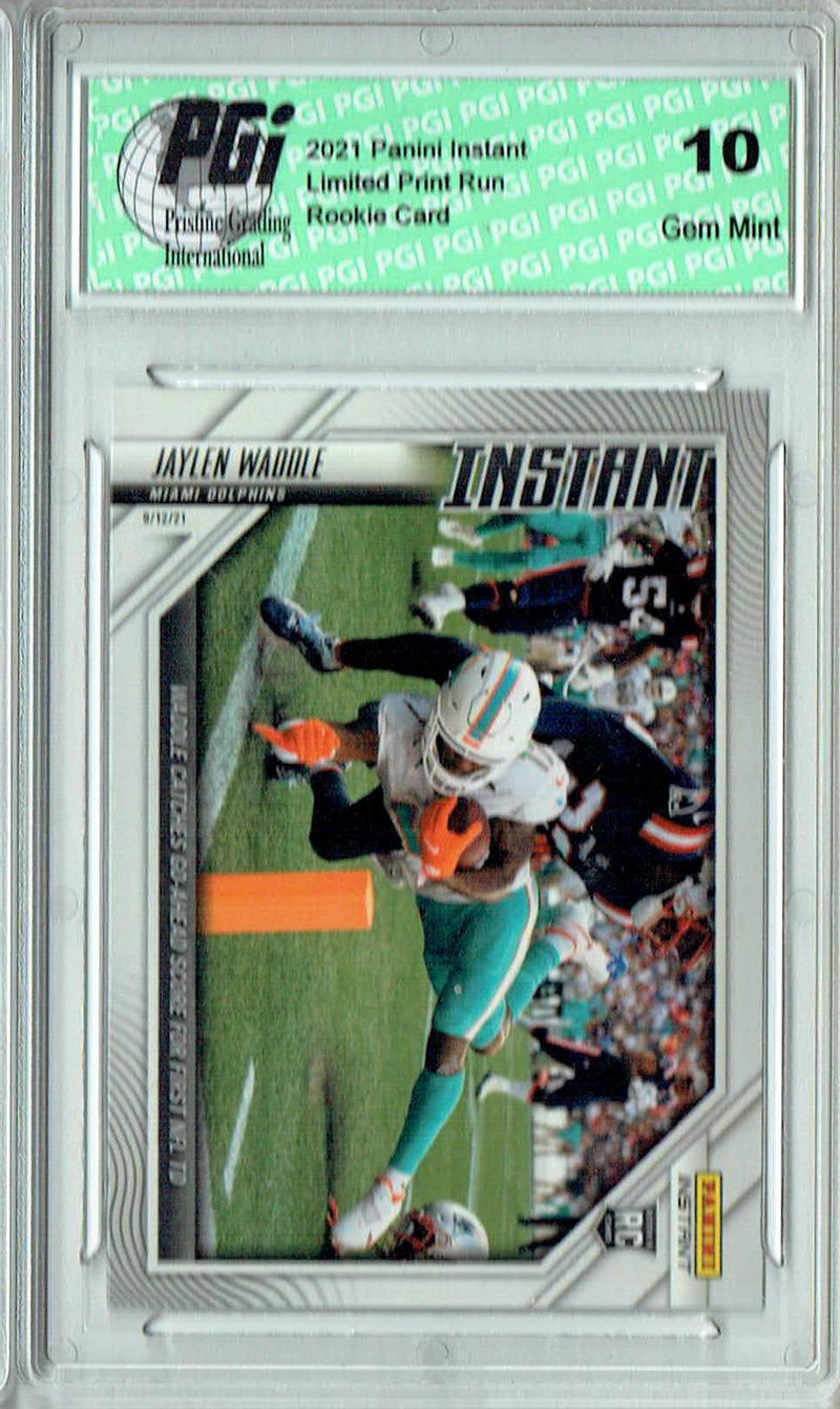 Jaylen Waddle 2021 Panini Instant #19 Only 443 Made Rookie Card PGI 10