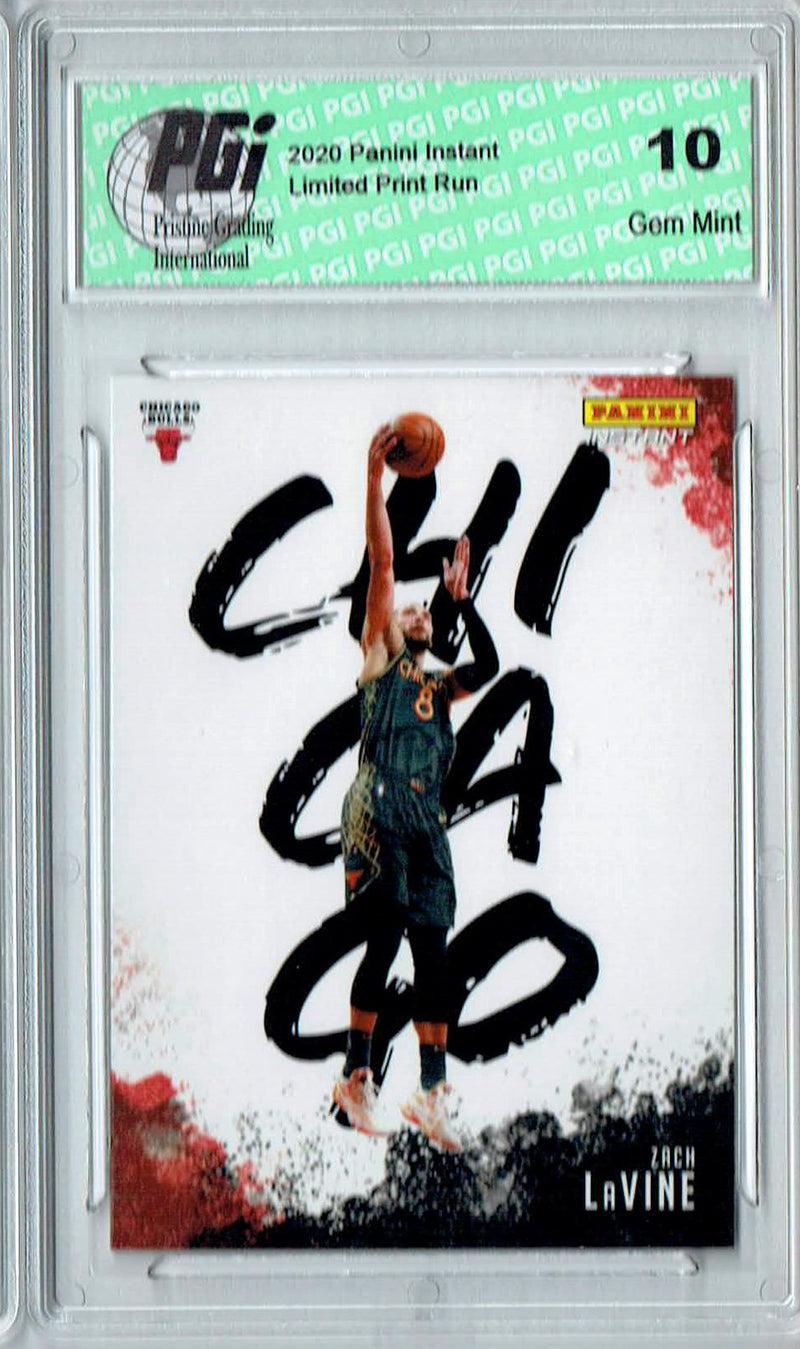 Zach Lavine 2020 Panini Instant #MC-6 My City 1/2390 Rare Trading Card PGI 10