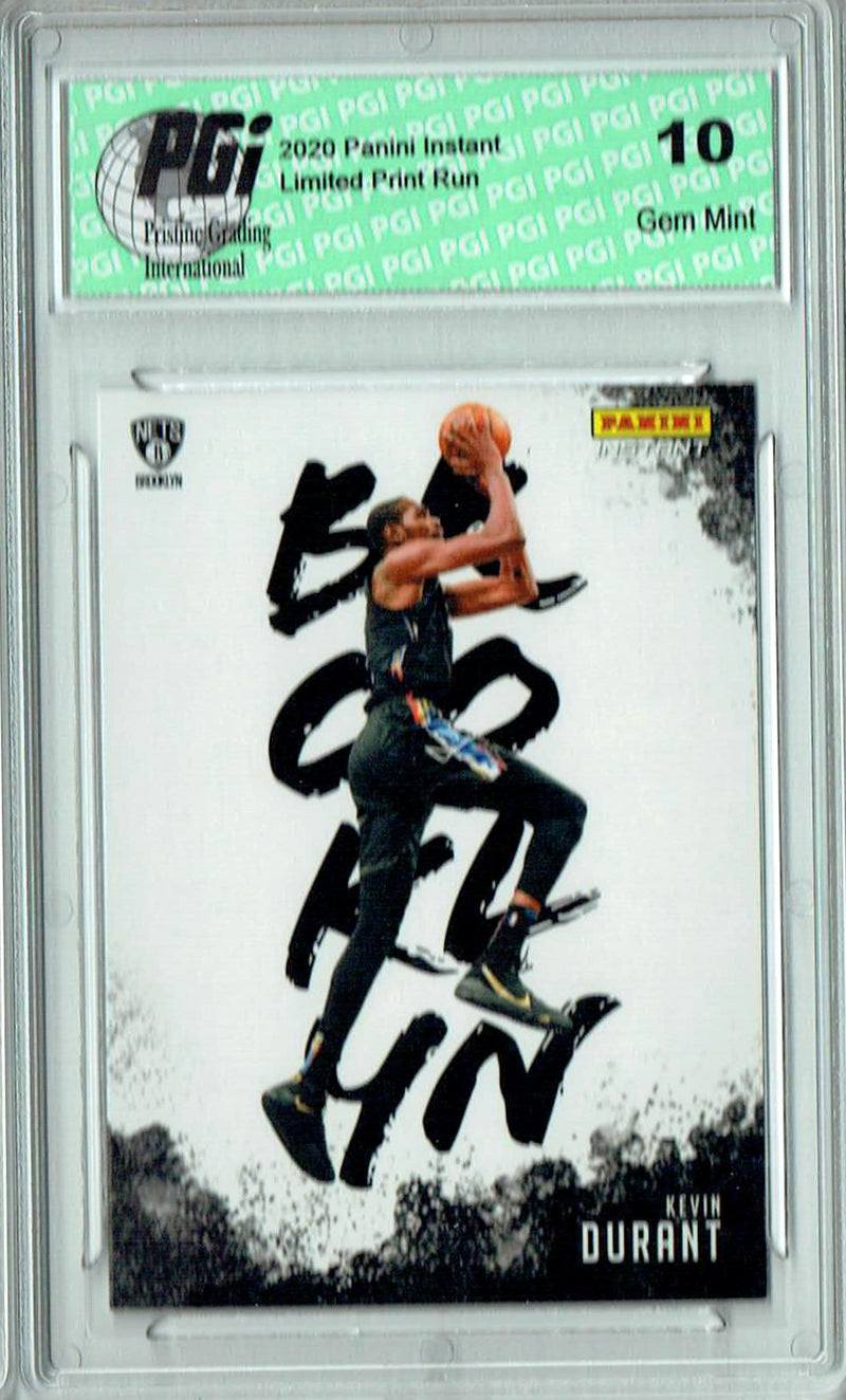 Kevin Durant 2020 Panini Instant #MC-2 My City 1/2390 Rare Trading Card PGI 10