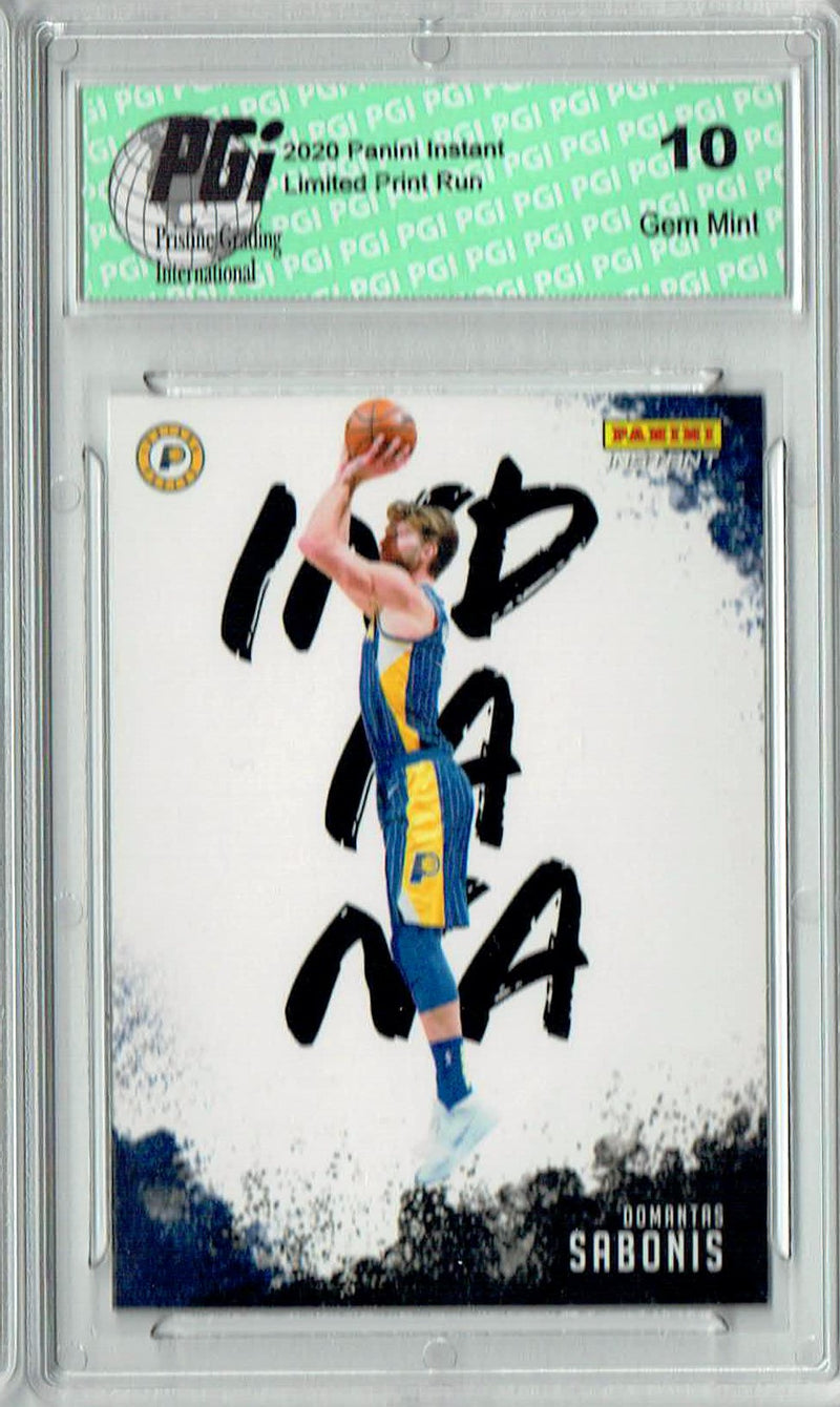 Domantas Sabonis 2020 Panini Instant #MC-9 My City 1/2390 SP Trading Card PGI 10