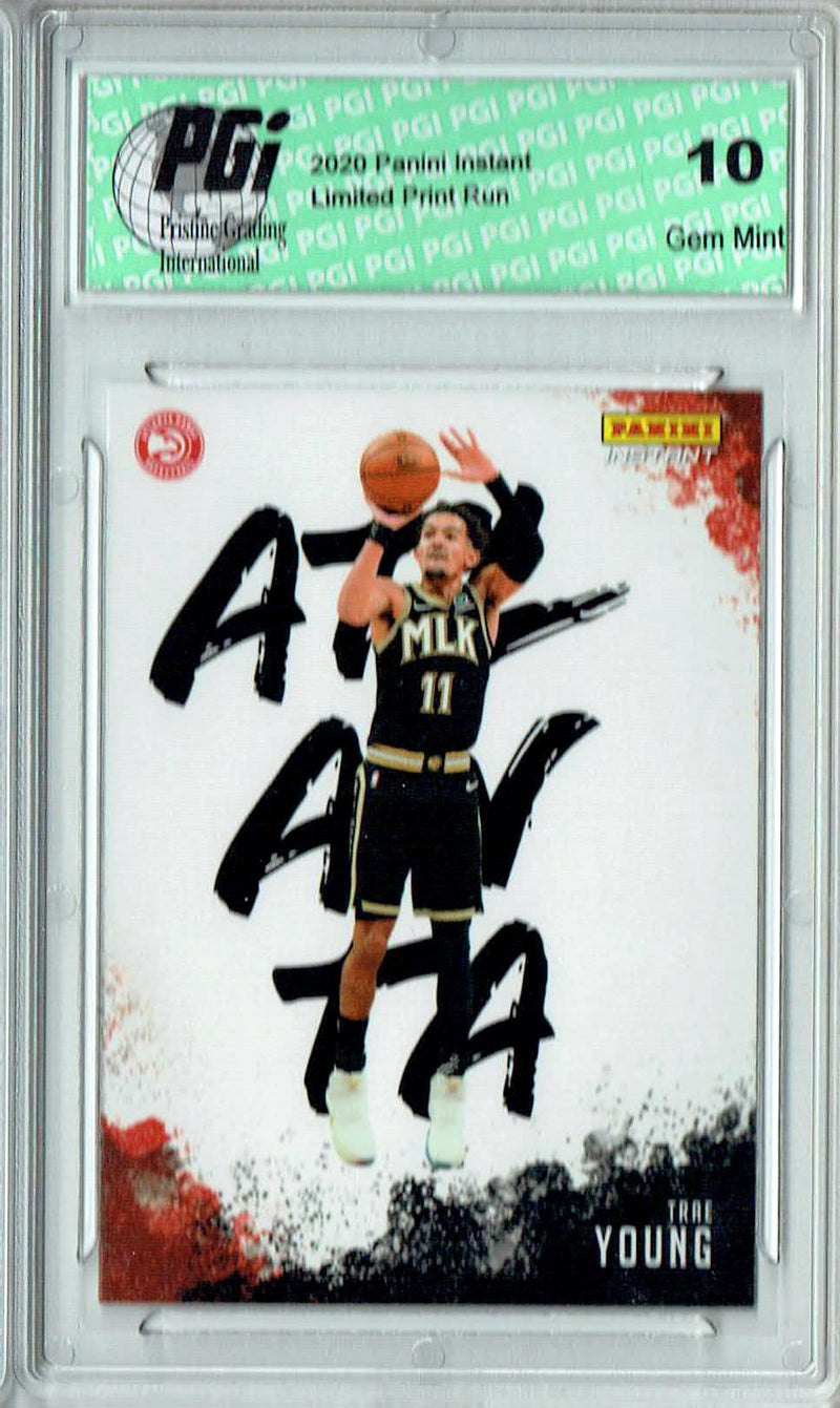 Trae Young 2020 Panini Instant #MC-11 My City 1/2390 Rare Trading Card PGI 10