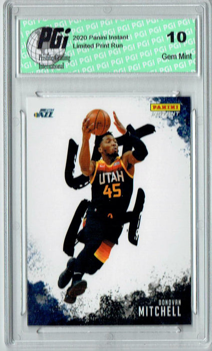 Donovan Mitchell 2020 Panini Instant #MC-20 My City 1/2390 Trading Card PGI 10