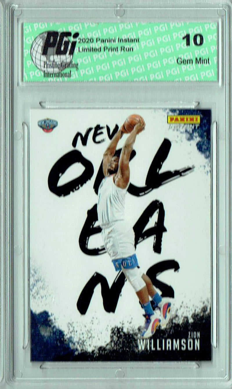 Zion Williamson 2020 Panini Instant #MC-29 My City 1/2390 Rare Trading Card PGI 10
