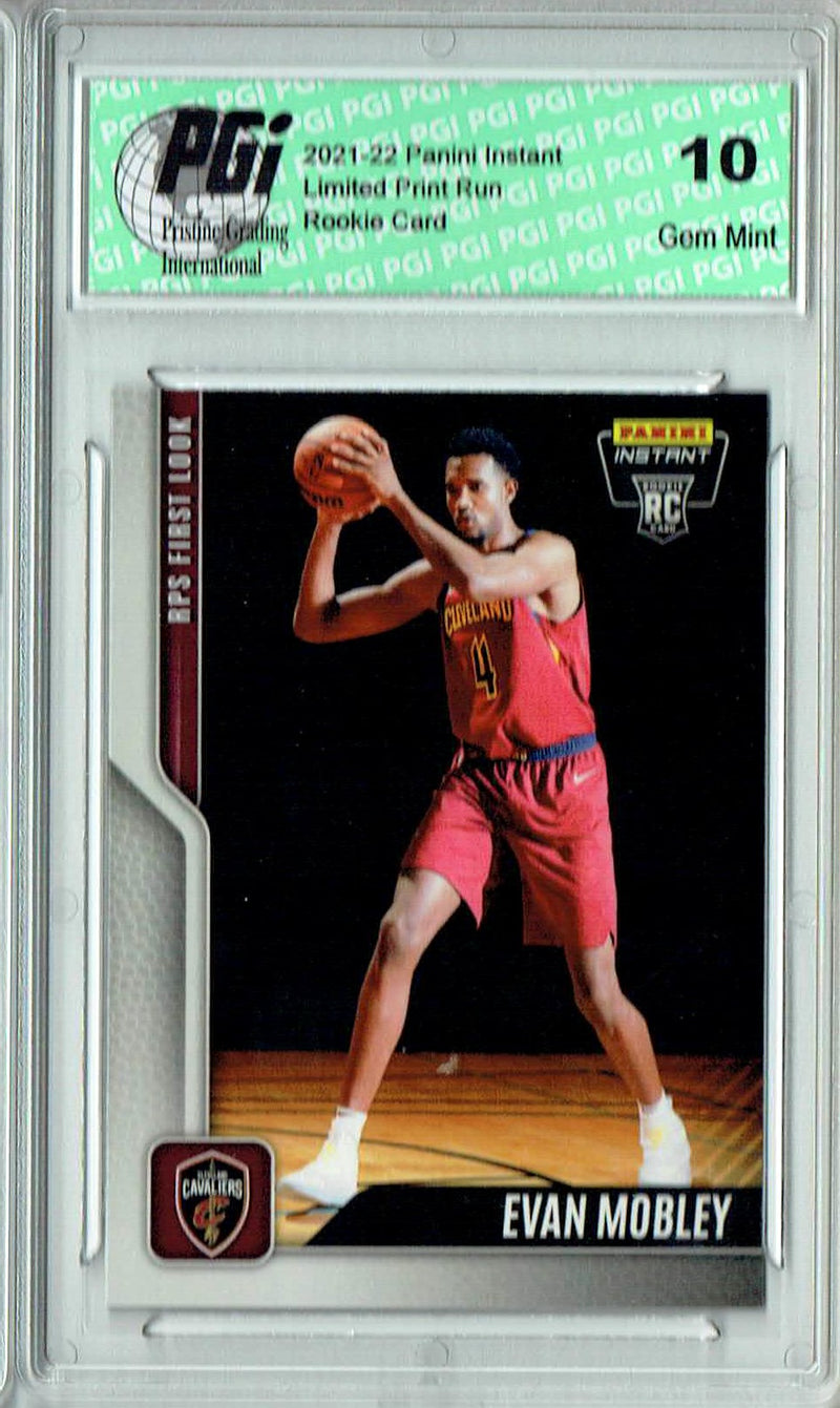 Evan Mobley 2021 Panini Instant #3 RPS 1st Look 1/521 Rookie Card PGI 10