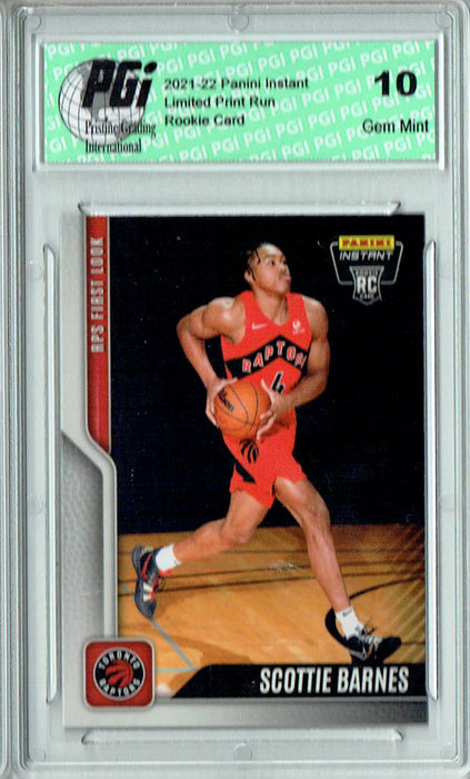 Scottie Barnes 2021 Panini Instant #4 RPS 1st Look 1/511 Rookie Card PGI 10