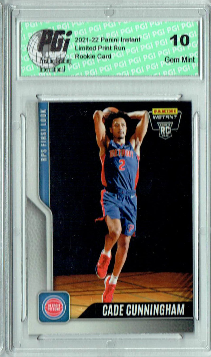 Cade Cunningham 2021 Panini Instant #1 RPS 1st Look 1/2737 Rookie Card PGI 10