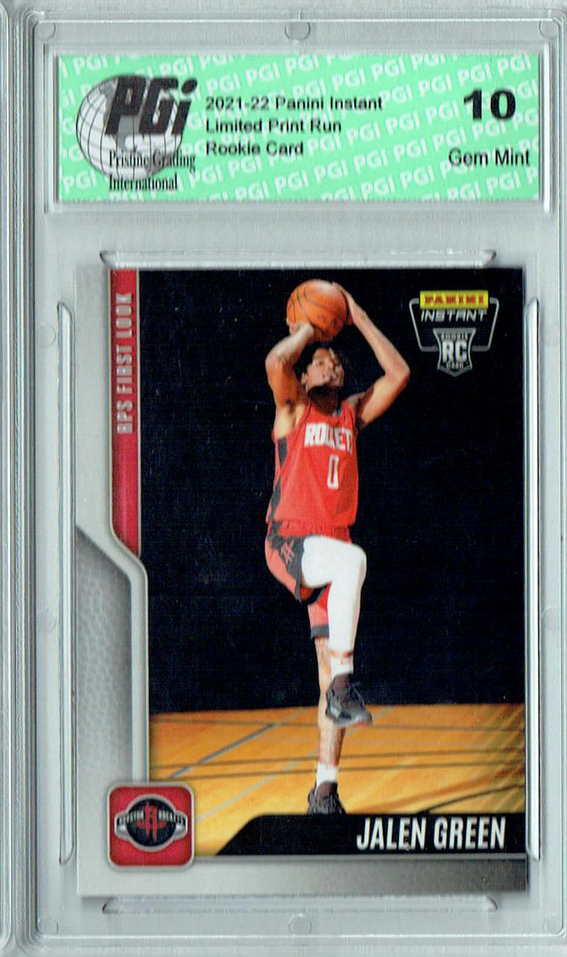 Jalen Green 2021 Panini Instant #2 RPS 1st Look 1/3059 Rookie Card PGI 10