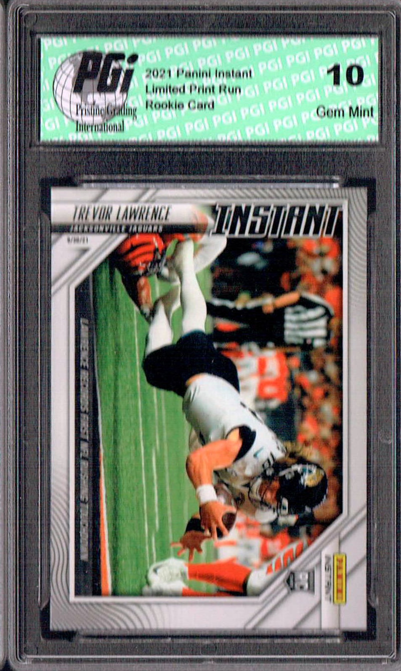 Trevor Lawrence 2021 Panini Instant #41 Print Run: 898 Made Rookie Card PGI 10