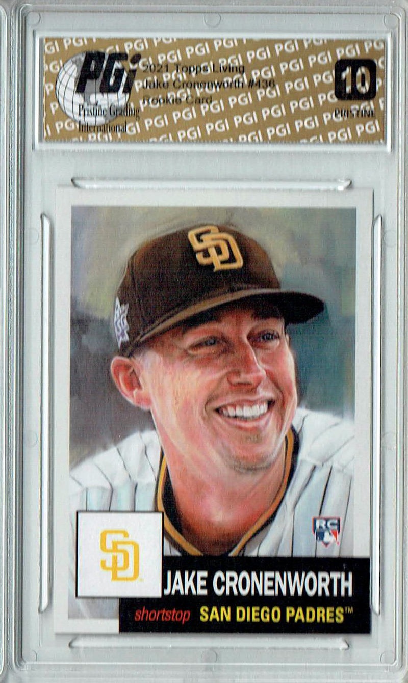 Jake Cronenworth 2021 Topps Living #436 PRISTINE Rookie Card PGI 10