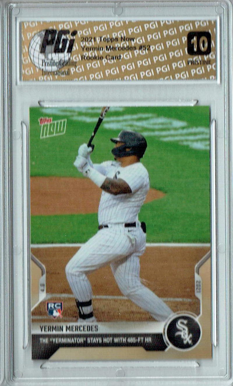 Yermin Mercedes 2021 Topps Now #52 PRISTINE Rookie Card PGI 10