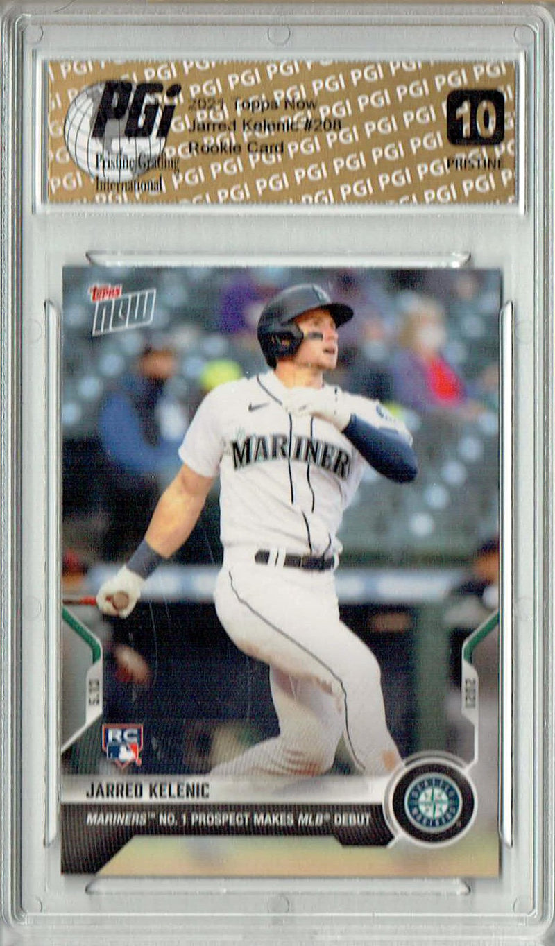 Jarred Kelenic 2021 Topps Now #208 PRISTINE Rookie Card PGI 10