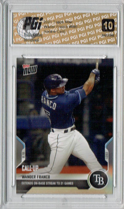 Wander Franco 2021 Topps Now #680 PRISTINE Rookie Card PGI 10