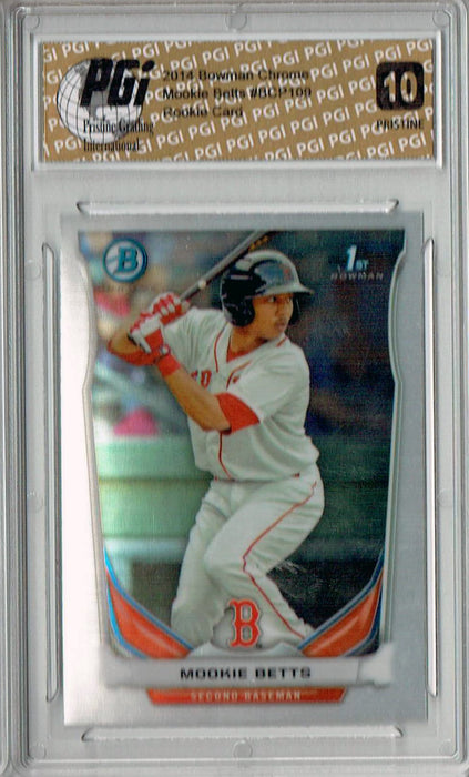 Mookie Betts 2014 Bowman Chrome #BCP-109 PRISTINE Rookie Card PGI 10