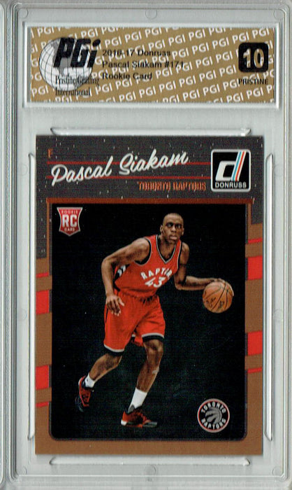 Pascal Siakam 2016-17 Donruss #171 PRISTINE Rookie Card PGI 10