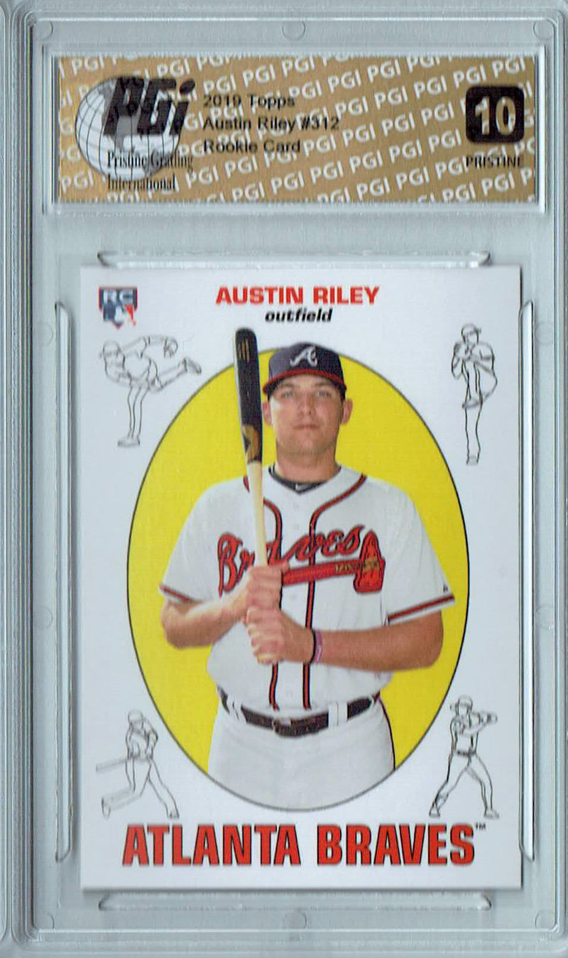 Austin Riley 2019 Topps #312 PRISTINE Rookie Card PGI 10