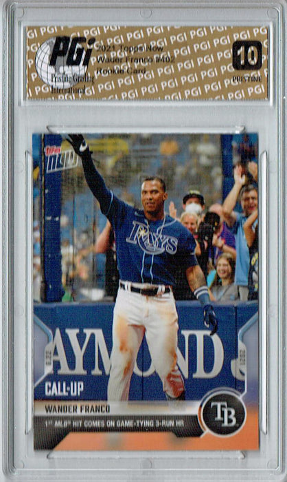 Wander Franco 2021 Topps Now #402 PRISTINE Rookie Card PGI 10