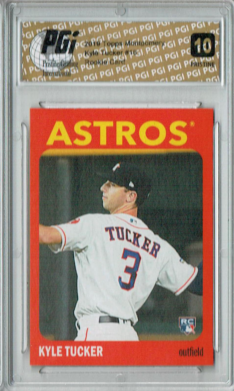 Kyle Tucker 2019 Topps Montgomery #16 PRISTINE Rookie Card PGI 10