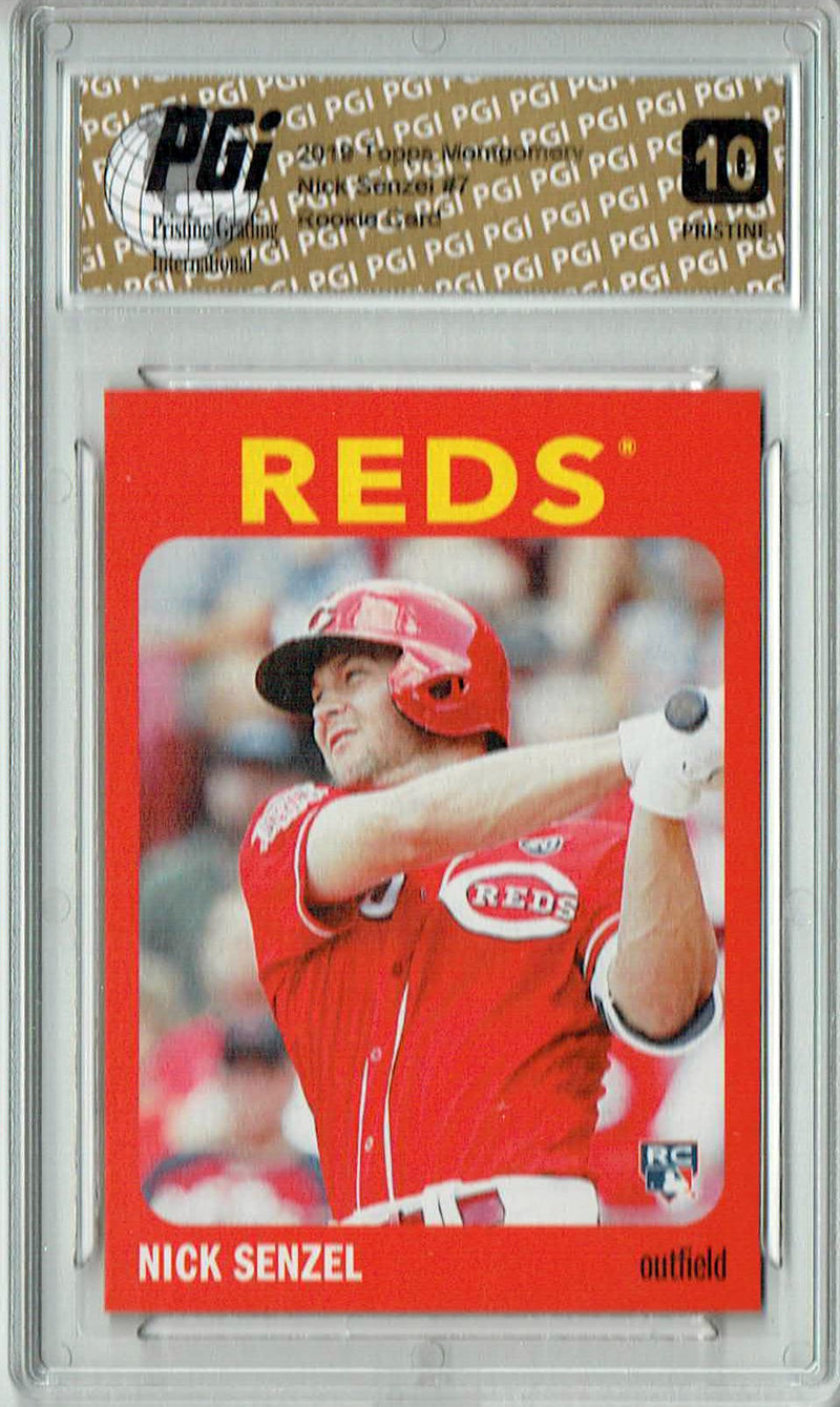 Nick Senzel 2019 Topps Montgomery #7 PRISTINE Rookie Card PGI 10
