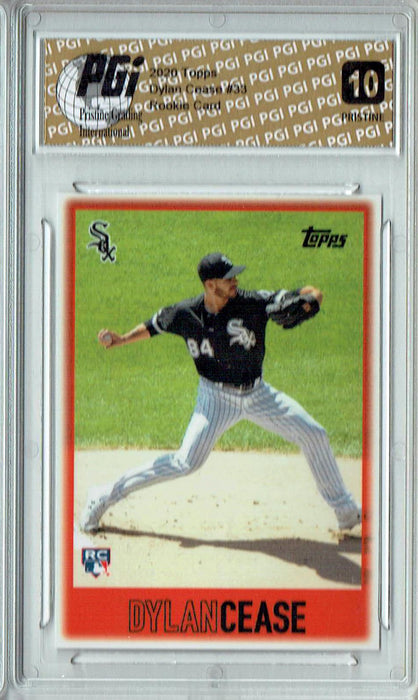 Dylan Cease 2020 Topps #33 PRISTINE Rookie Card PGI 10